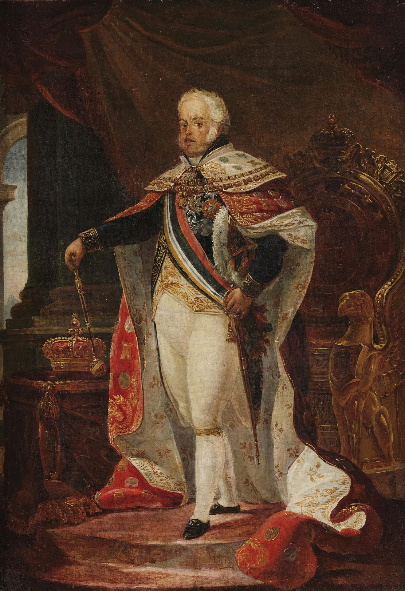 D. João VI, Debret, 1817