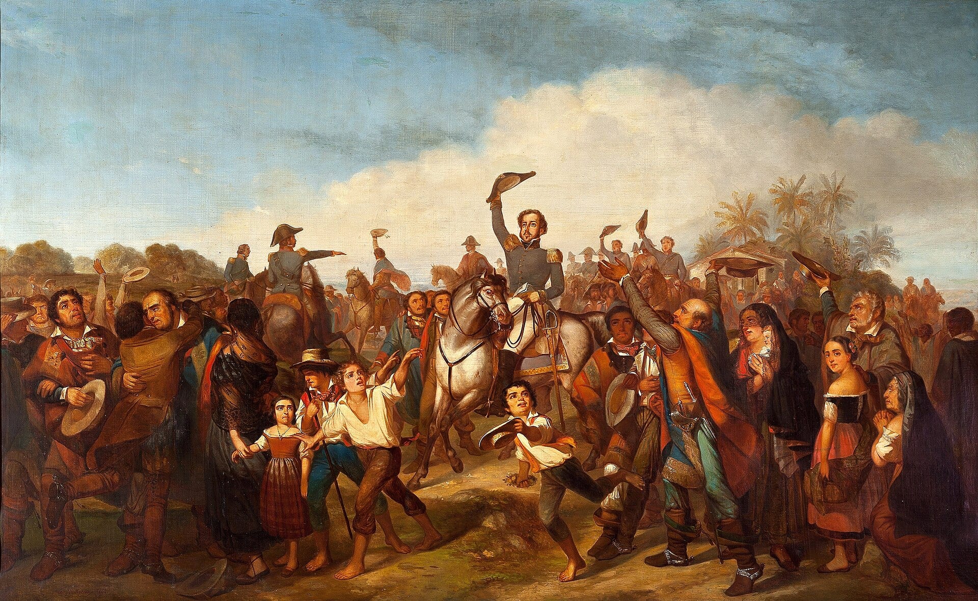 Proclamação da Independência, Moreaux, 1844